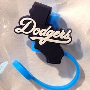 Los Angeles Dodgers Straw Cover For Stanleys and Starbucks tumblers